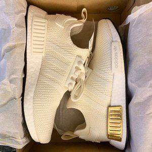 adidas NMD_R1 SHOES - Off White / Gold Metallic